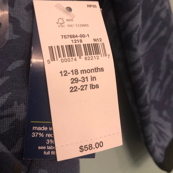 GapFit Baby Cozy Sherpa Fit Tech Outfit Set Size 12-18Months - Picture 7 of 10